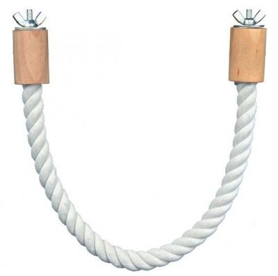 Плетеная веревка из чистого хлопка - 66 см - 14 мм в Алматы и в Казахстане за 3 350 ₸