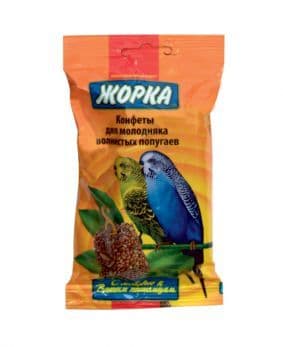 Конфеты Жорка для молодых волнистых попугаев - 100 г в Алматы и в Казахстане за 780 ₸