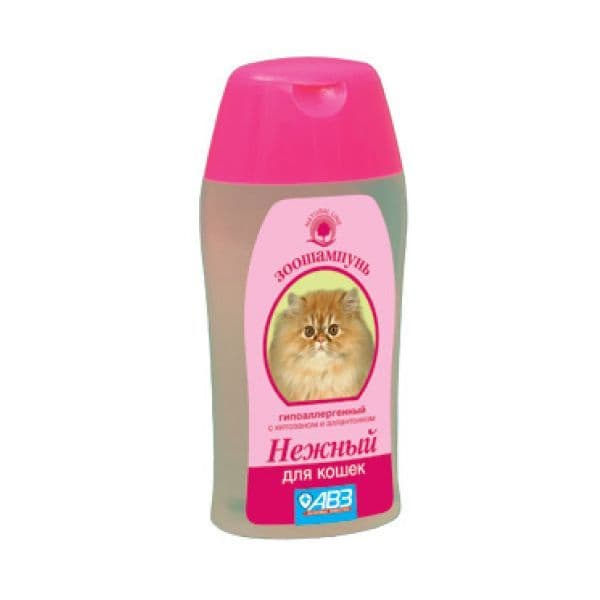 Нежный, шампунь для кошек - 180 мл в Алматы и в Казахстане за 2 370 ₸