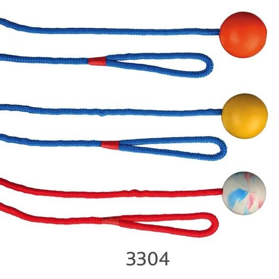 Игрушка мяч из каучука на веревке для собак - 1 м в Алматы и в Казахстане за 1 880 ₸