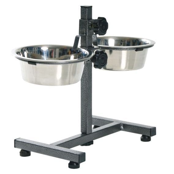 Подставка и 2 регулируемые по высоте миски - 2 х 1,8 л для собак в Алматы и в Казахстане