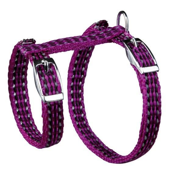 Светоотражающая шлейка-поводок для кошек и мелких собачек - 22-42 см в Алматы и в Казахстане за 2 390 ₸