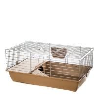 Металлическая клетка Супер для Кролика цвет ЧЕРНЫЙ 80 Цинк G 361  в Алматы и в Казахстане за 39 520 ₸