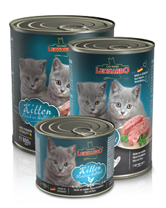 Консервы Leonardo Kitten для котят, беременных и кормящих кошек (Курица) - 200 г в Алматы и в Казахстане за 1 550 ₸