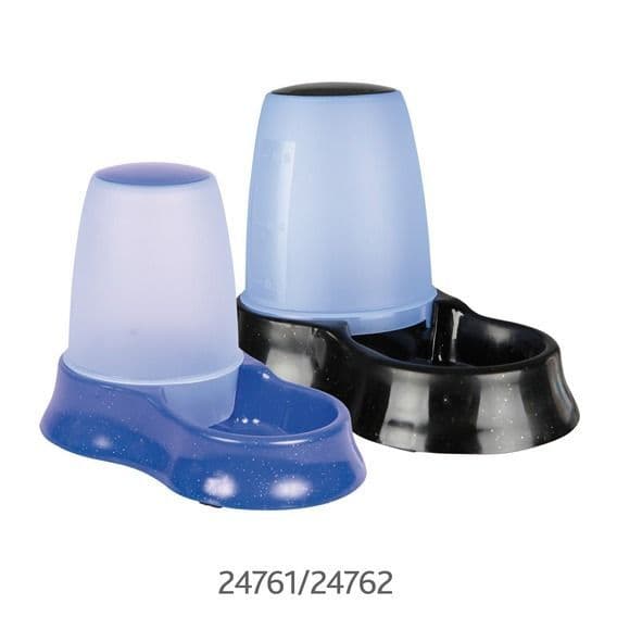 Механическая поилка и кормушка с двумя отверстиями - 1,5 л для собак в Алматы и в Казахстане