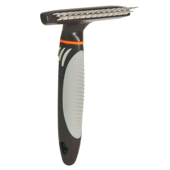 Расческа - грабли в два ряда для ухода за шерстью - 15 см за собакой в Алматы и в Казахстане