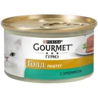 Паштет Gourmet Gold для кошек (Кролик) - 85 гр в Алматы и в Казахстане за 700 ₸