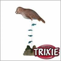 Декорация "Тюлень с рыбками" для аквариума, 12 см в Алматы и в Казахстане за 5 950 ₸