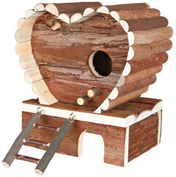 Деревянный двухэтажный домик со съемной крышей - 19х13х21 см в Алматы и в Казахстане за 6 740 ₸