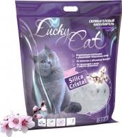 Lucky Cat силикагелевый наполнитель 22 литра сакура  в Алматы и в Казахстане за 15 900 ₸