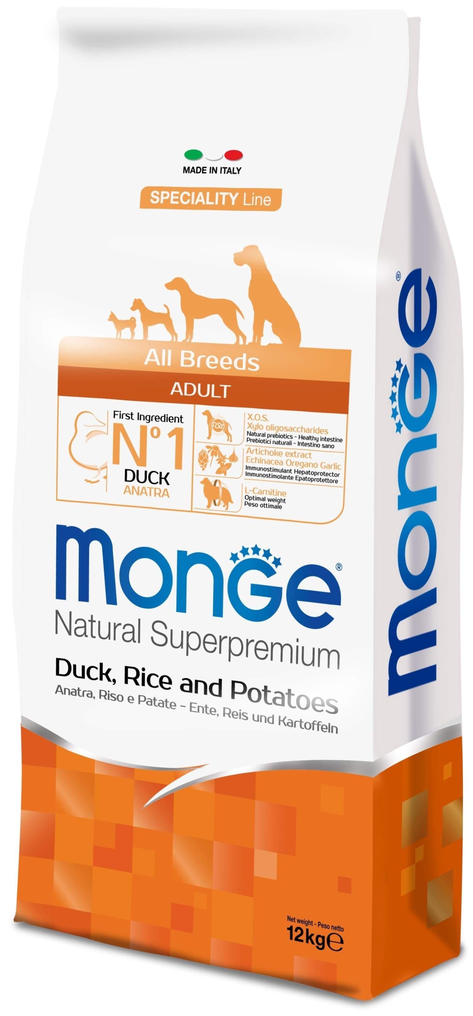 Корм для взрослых собак всех пород с особыми потребностями утка с рисом и картофелем - 12 кг в Алматы и в Казахстане за 48 600 ₸