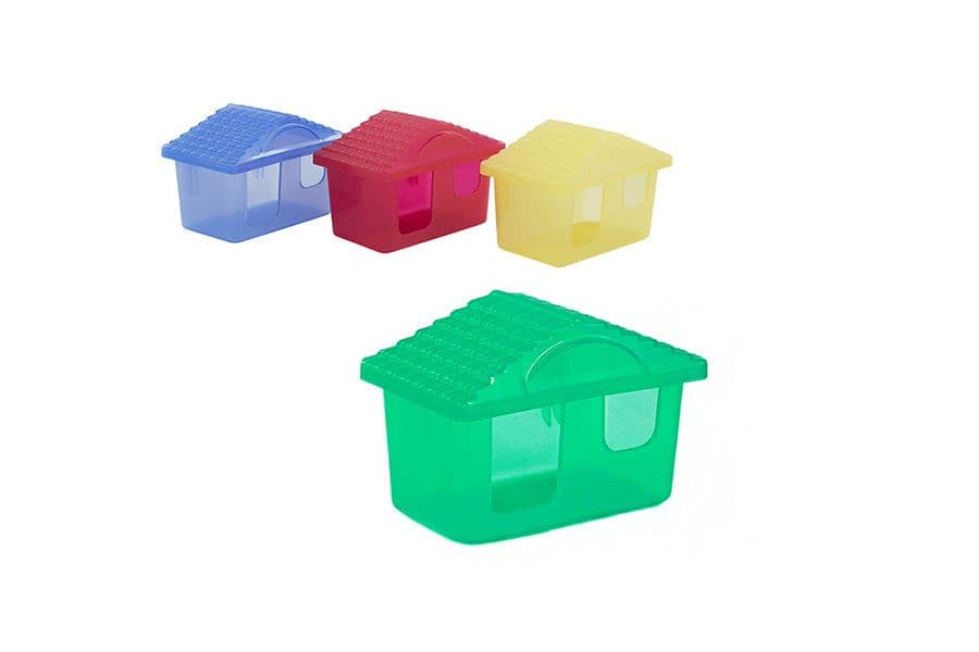 Домик для мелких грызунов, прозрачный - 11 х 8 х 7 см в Алматы и в Казахстане за 1 100 ₸