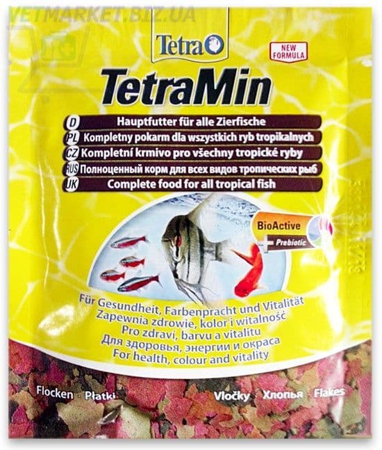 Корм TetraMin Flakes для рыб, хлопья - 15 г в Алматы и в Казахстане за 1 010 ₸