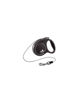 Рулетка - поводок Flexi Black Design S для собак черный - лента 5 м для собак в Алматы и в Казахстане