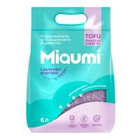 Натуральный комкующийся наполнитель для кошачьего туалета Miaumi Tofu Lavender Scented - 12 л в Алматы и в Казахстане за 11 280 ₸