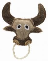 Игрушка "Бык с верёвочным кольцом" Trixie для кошек - 16 см в Алматы и в Казахстане за 2 190 ₸