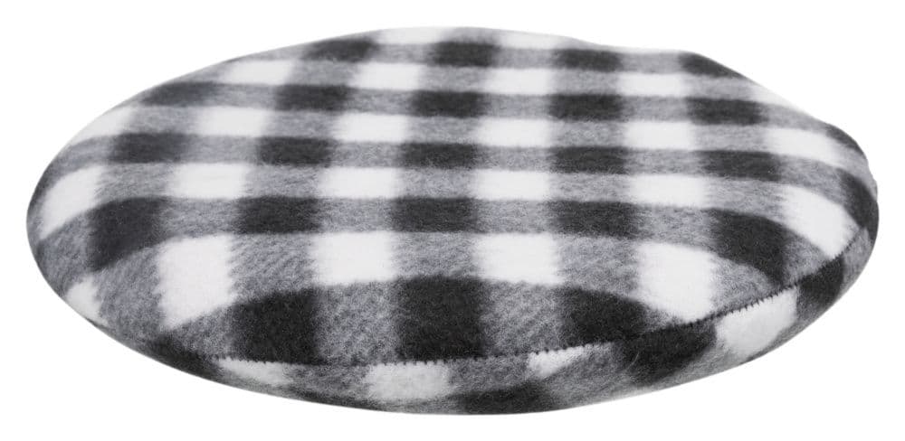 Подушка - грелка для собак и кошек черно-белая - Диаметр 21 см для собак в Алматы и в Казахстане