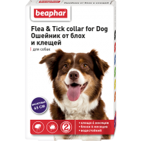 Ошейник Flea & Tick от блох и клещей для собак фиолетовый - 65 см в Алматы и в Казахстане за 1 790 ₸