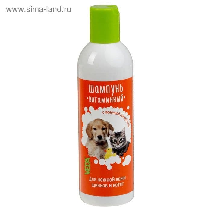 Шампунь Веда Витаминный для щенков и котят 220 мл в Алматы и в Казахстане за 1 120 ₸