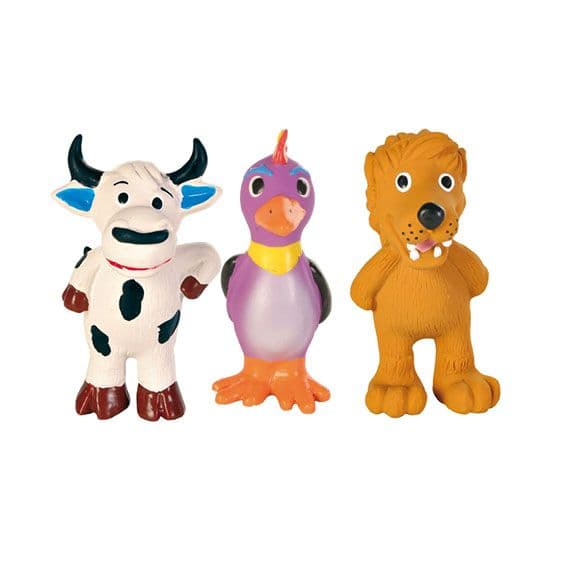 Игрушка животные с флисовым заполнением с пищалкой для собак - 11 см в Алматы и в Казахстане за 1 700 ₸