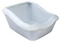 Туалет с высокими бортиками для кошки - 45 х 21 / 29 х 54 cм в Алматы и в Казахстане за 10 890 ₸