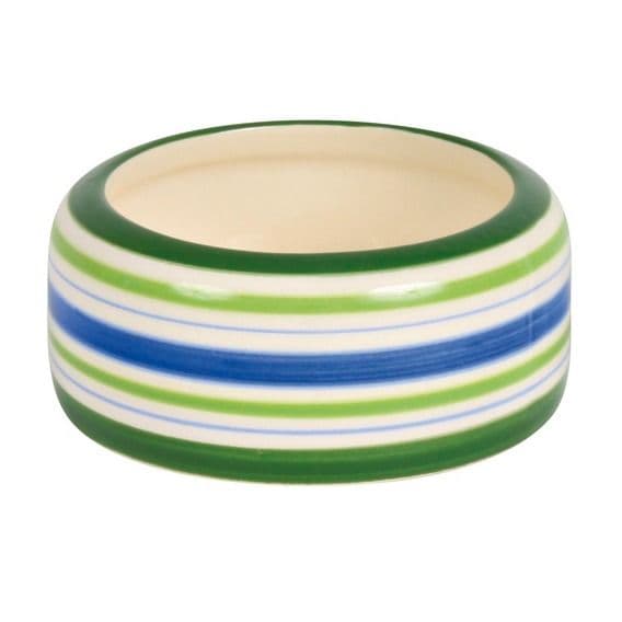 Полосатая керамическая миска для мелких животных - 200 мл для собак в Алматы и в Казахстане