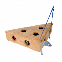 Плюшевая игрушка Trixie Сыр с мышкой на резинке - 36х26 см в Алматы и в Казахстане за 6 110 ₸