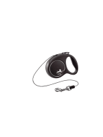 Рулетка - поводок Flexi Black Deign XS для собак черная - 3 м для собак в Алматы и в Казахстане