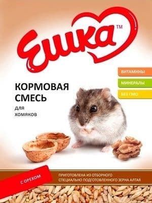 Кормовая смесь Ешка для хомяков с орехом - 450 гр в Алматы и в Казахстане за 590 ₸