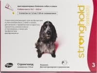 Стронхолд противопаразитные капли для собак - 120 мг в Алматы и в Казахстане за 5 800 ₸