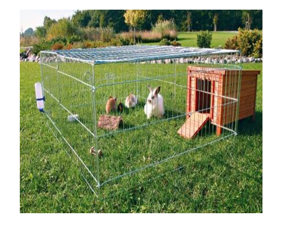 Вольер металлический с крышей - 144 × 58 × 116 см для собак в Алматы и в Казахстане