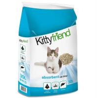 Впитывающий наполнитель Sanicat Kittyfriend Classic без запаха - 30 литров в Алматы и в Казахстане за 7 920 ₸
