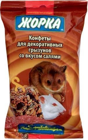 Конфета для грызунов со вкусом салями 2 шт - 100 гр в Алматы и в Казахстане за 1 060 ₸