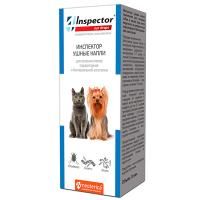 Ушные капли Inspector для кошек и собак - 10 мл в Алматы и в Казахстане за 4 410 ₸