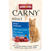 Паучи Carny Adult для кошек с говядиной и цесаркой - 85 гр в Алматы и в Казахстане за 1 310 ₸
