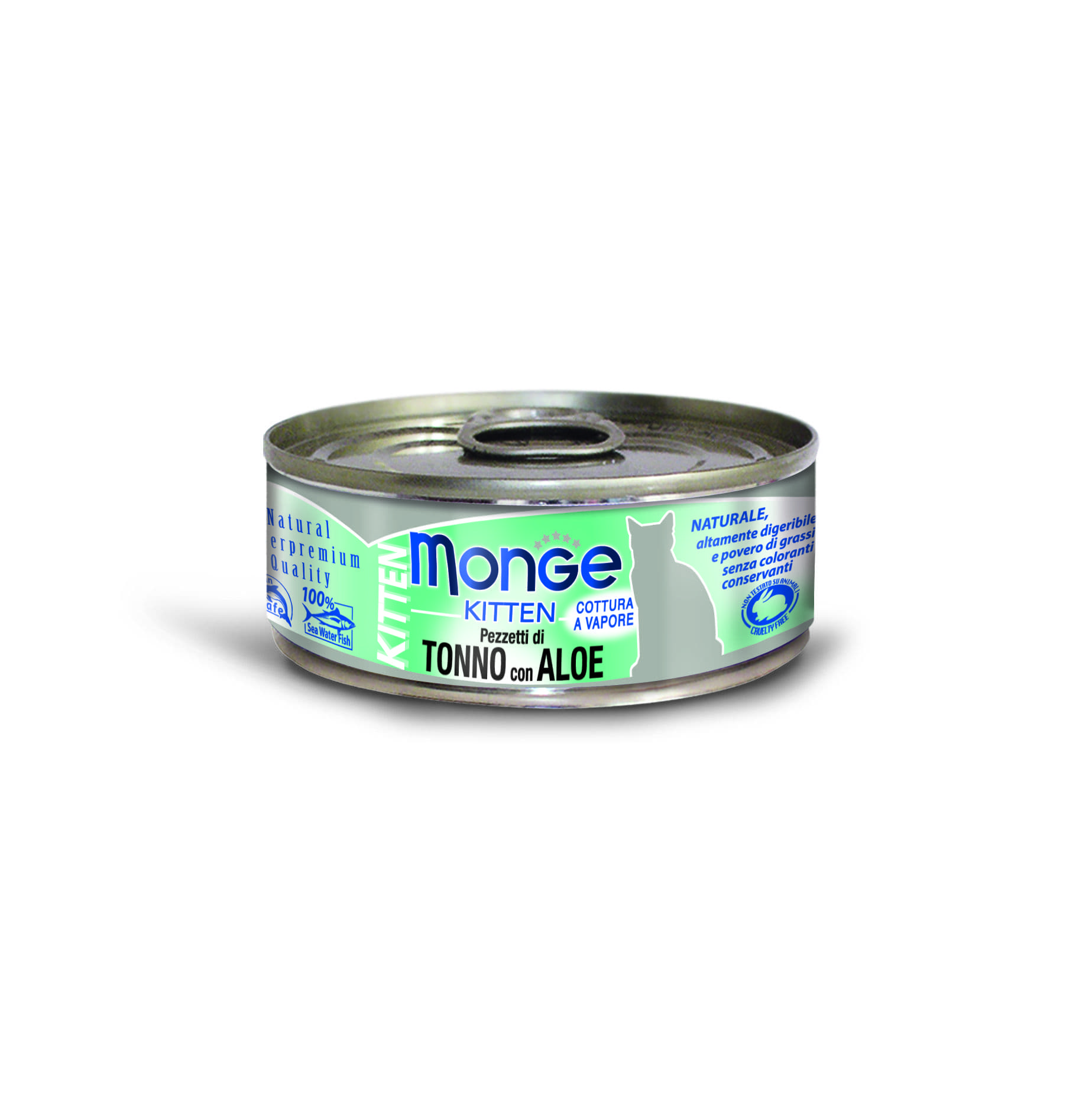 Консервы Monge Cat Jelly для котят желтоперый тунец с алое в желе - 80 гр в Алматы и в Казахстане за 1 390 ₸