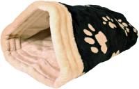 Лежак - пещера Jasira для кошек и собак черный с бежевым - 25 х 27 х 45 см для собак в Алматы и в Казахстане