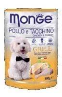 Корм Monge Dog Grill для собак курица с индейкой - 100 гр в Алматы и в Казахстане за 690 ₸