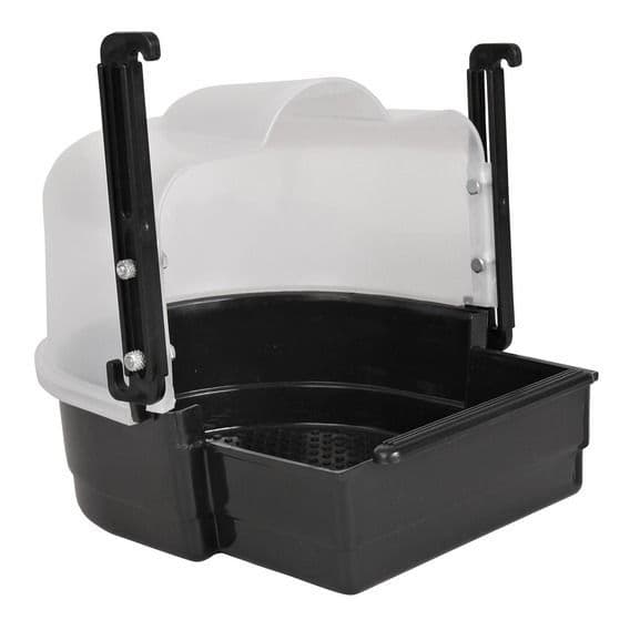 Пластиковая купальня для крупных попугаев - 19х21х21  см в Алматы и в Казахстане за 6 260 ₸