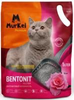Комкующийся наполнитель Murkel Элита для кошачьего туалета (Роза) - 8кг / 10л в Алматы и в Казахстане за 5 420 ₸