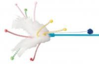 Удочка-дразнилка с перьями Trixie игрушка для кошек - 41 см в Алматы и в Казахстане за 1 640 ₸