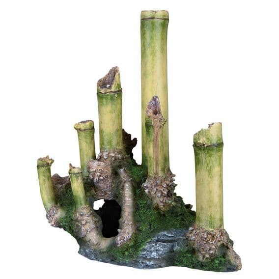 Декорация "Бамбук с пещерой" - 17 см в Алматы и в Казахстане за 9 330 ₸