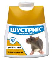 Шампунь Шустрик ддя грызунов дезодорирующий 100 мл в Алматы и в Казахстане за 1 430 ₸