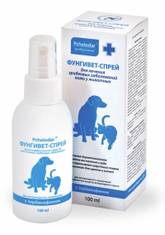 Спрей Фунгивет уход за кожей для кошек и собак - 100 мл в Алматы и в Казахстане за 4 980 ₸