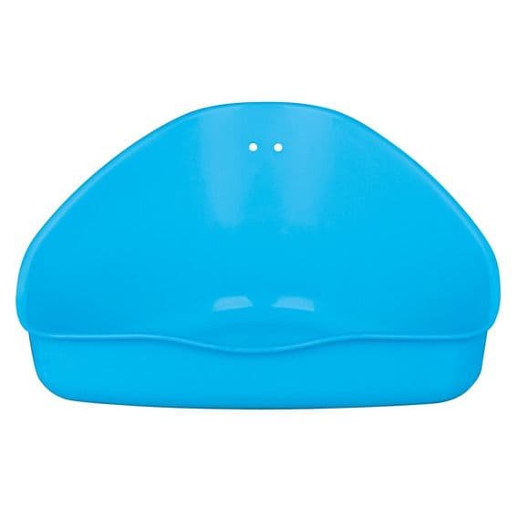 Пластиковый угловой туалет для хомячков и мышек - 16х7х12 см в Алматы и в Казахстане за 500 ₸