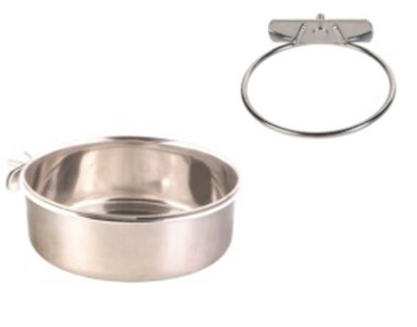 Металлическая поилка и купальня для крупных попугаев - 900 мл в Алматы и в Казахстане за 2 890 ₸