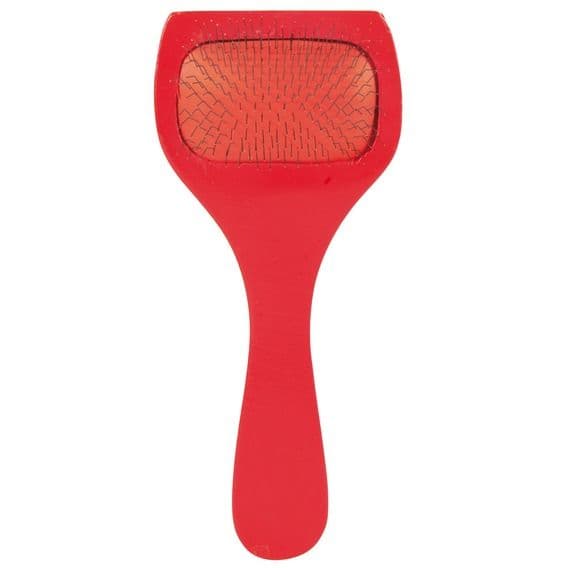 Деревянная щетка для нежного ухода за шерстью собак - 13 см за собакой в Алматы и в Казахстане