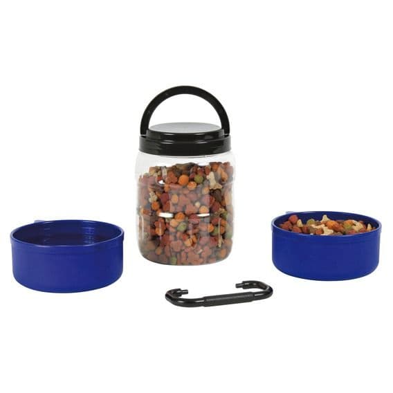 Походный набор контейнер - 2 л и две пластиковые миски - 2 х 750 мл для собак в Алматы и в Казахстане