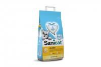 Впитывающий наполнитель Sanicat Classic Fragrance Free для туалета кошек без запаха - 10 литров в Алматы и в Казахстане за 3 330 ₸