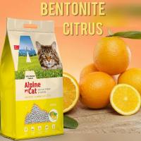 Alpine cat Комкующийся наполнитель Цитрус 10 л в Алматы и в Казахстане за 4 800 ₸